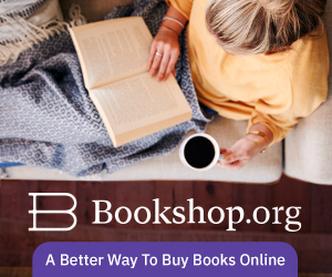 An image for Bookshop.org, where it says "A better Way to Buy Books Online"