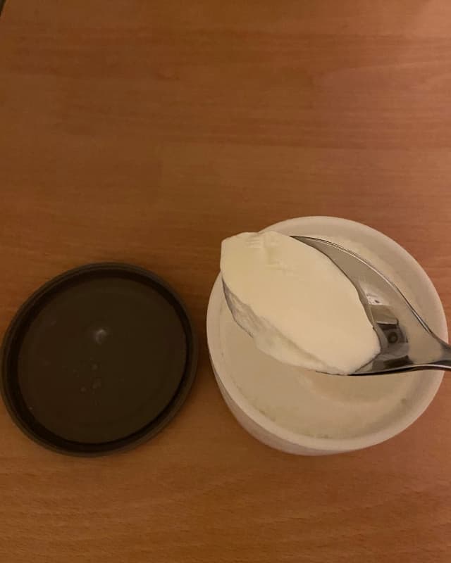 Healthy homemade yogurt that has been in the fridge for more than 8 hours is now ready to eat.