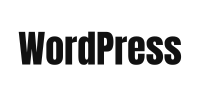 Wordpress text logo