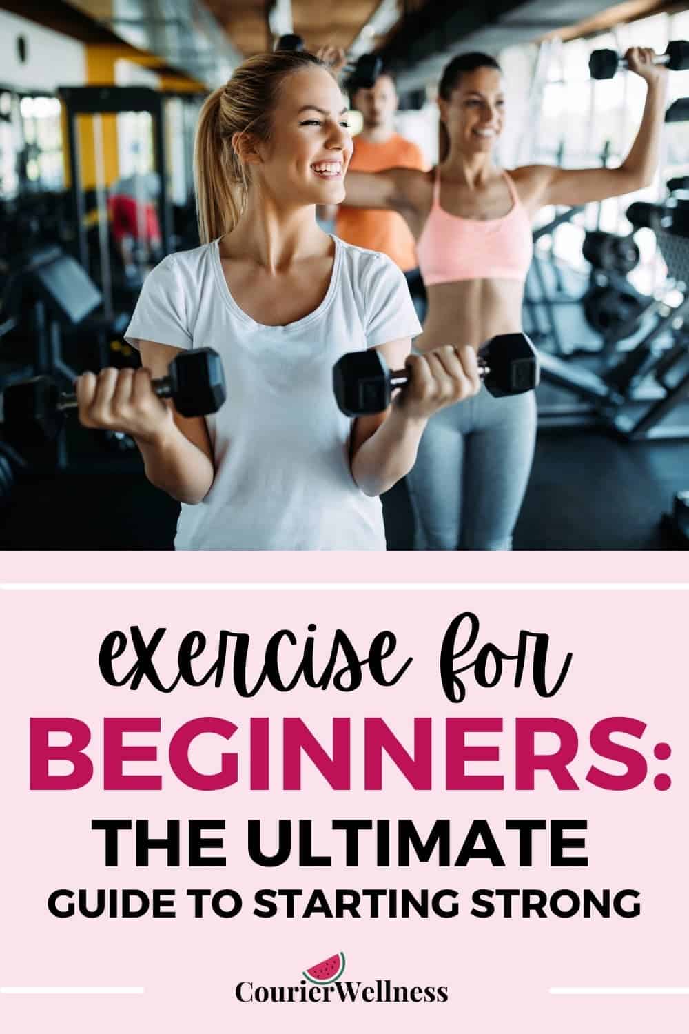 A small group of people enjoys light dumbbell exercises at the gym, highlighting friendly exercise for beginners.